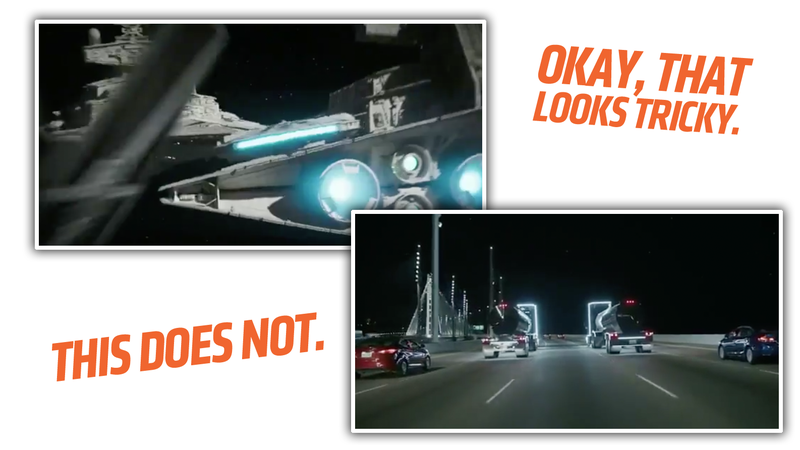 Illustration for article titled Nissan's Star Wars Commercial For Its Semi-Autonomous Driving System Is So Very Stupid